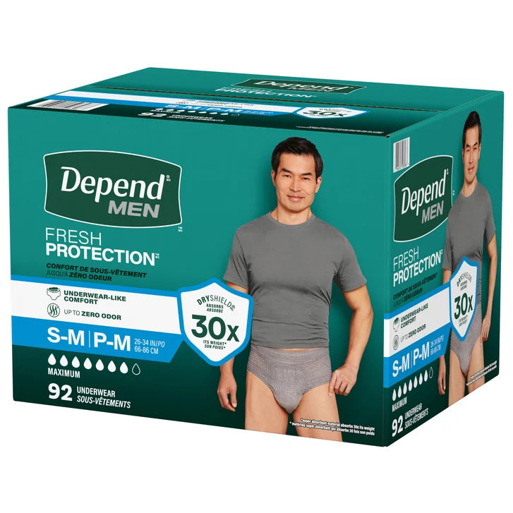 Depend Men's Maximum Absorbency Underwear