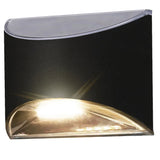 Classy Caps Black Stainless Steel Deck & Wall Light, 4-pack