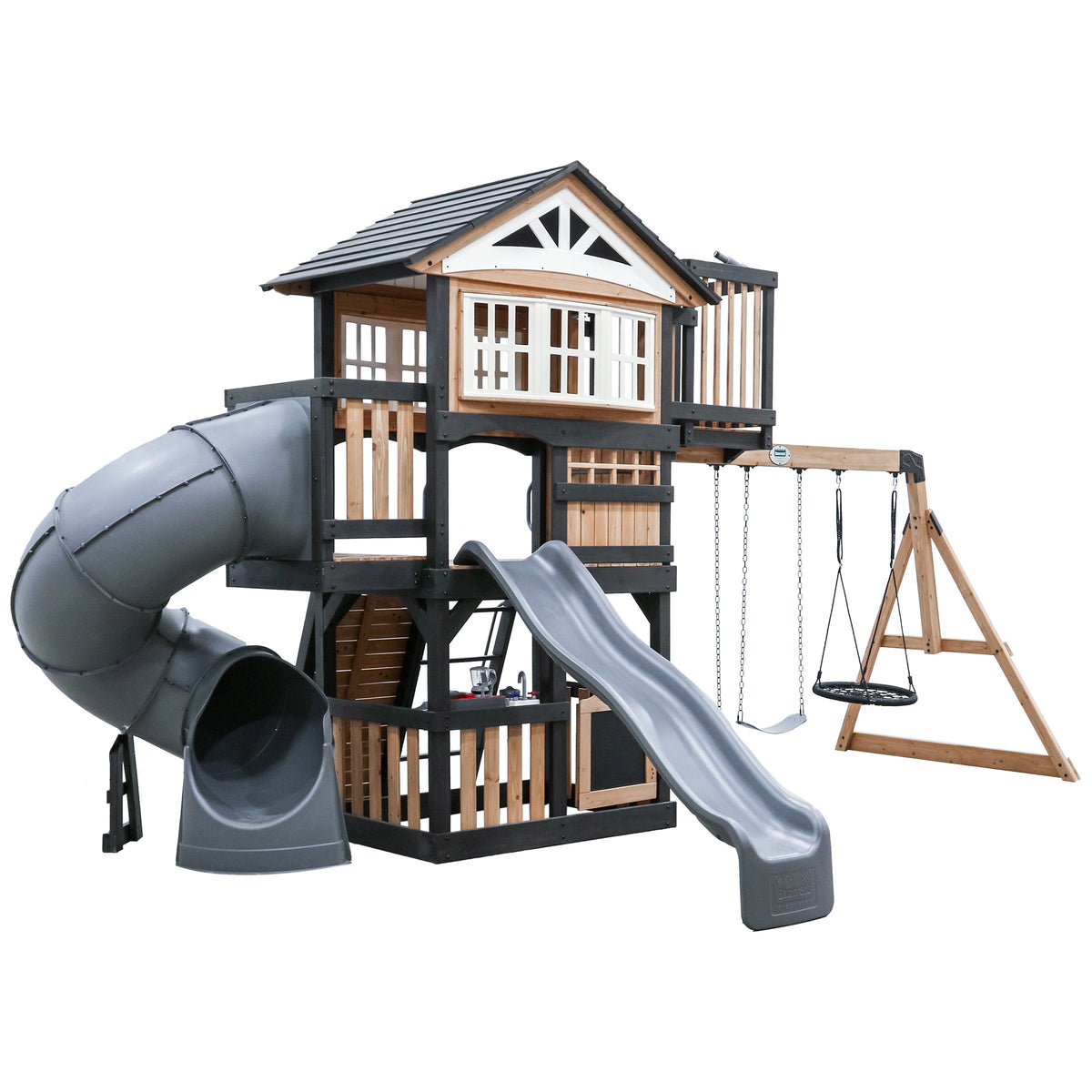 Backyard Discovery Magnolia Falls All Cedar Swing Set