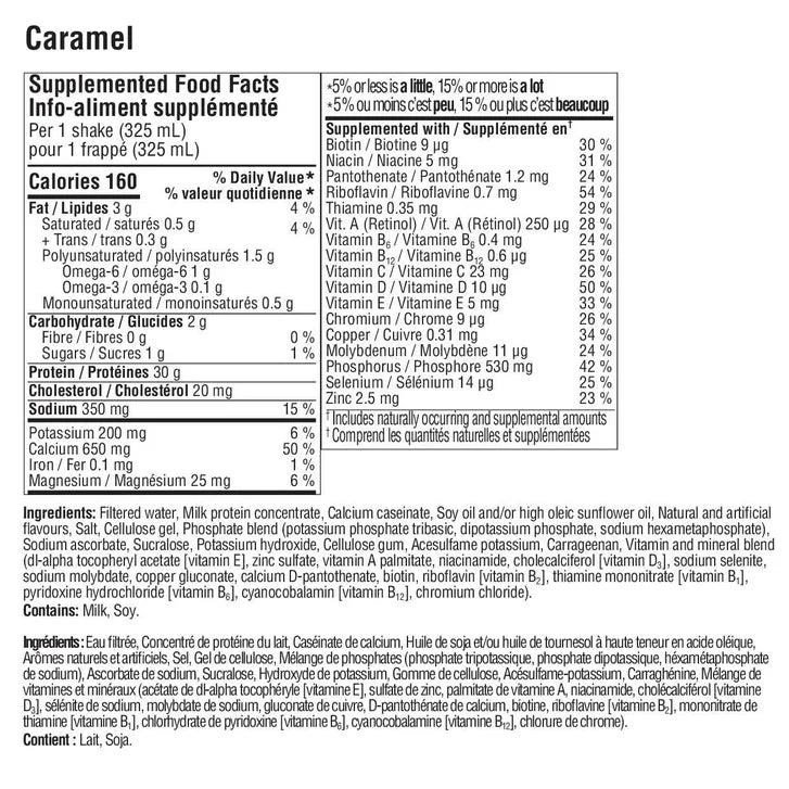 Premier Protein High-protein Caramel Shake, 18 x 325 mL