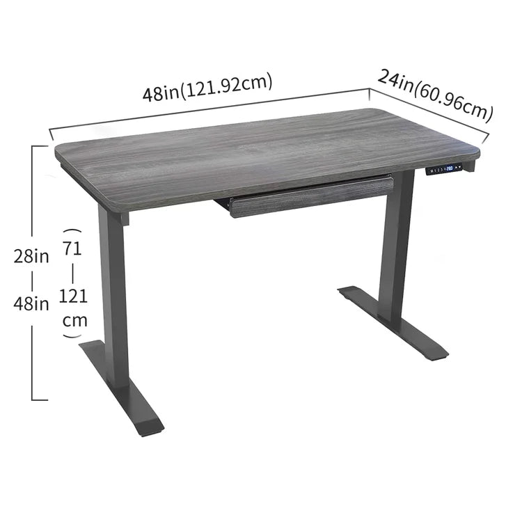 Motionwise 121.9 cm x 61 cm (48 in. x 24 in.) Height Adjustable Desk