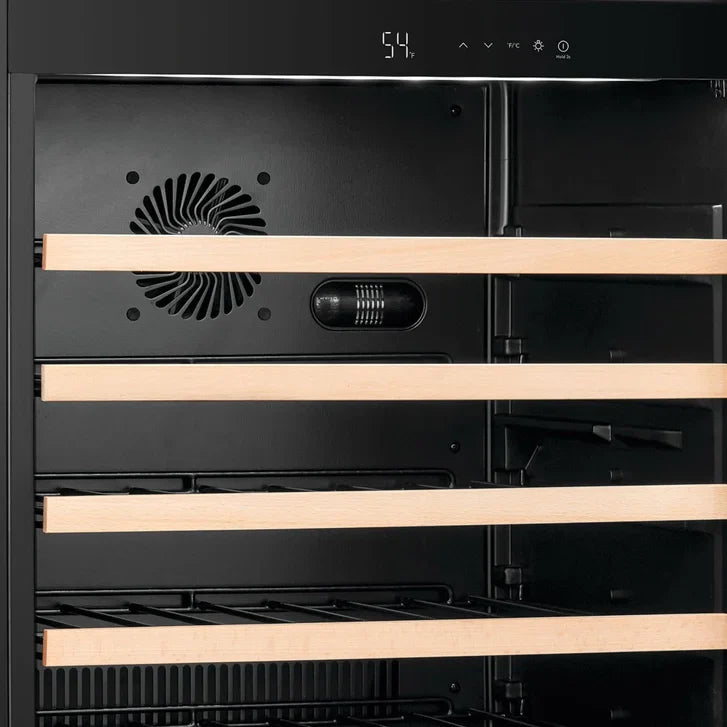 Frigidaire 24 in. Stainless Steel Built-in or Freestanding 57 Bottle Wine Cooler with Reversible Door