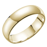 Yellow Gold Men's Wedding Band