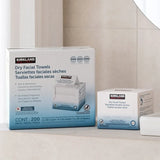 Kirkland Signature Dry Facial Towels, 4 x 50-count