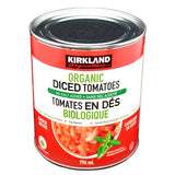 Kirkland Signature Organic Diced Tomatoes, 8 × 796 mL