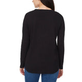 Kirkland Signature Women's Long Sleeve Slub Tee