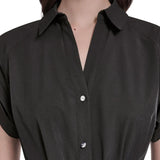 DKNY Women's Belted Shirt Dress