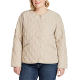 Weatherproof Women's Collarless Quilted Jacket