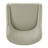 Aiden & Ivy Fabric Dining Chair with Castors