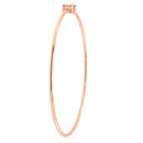 Round Brilliant Diamond Bangle Bracelet (0.25 ctw)