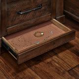 Alpine Ridge Rustic Solid Wood 6-piece Queen Bedroom Set