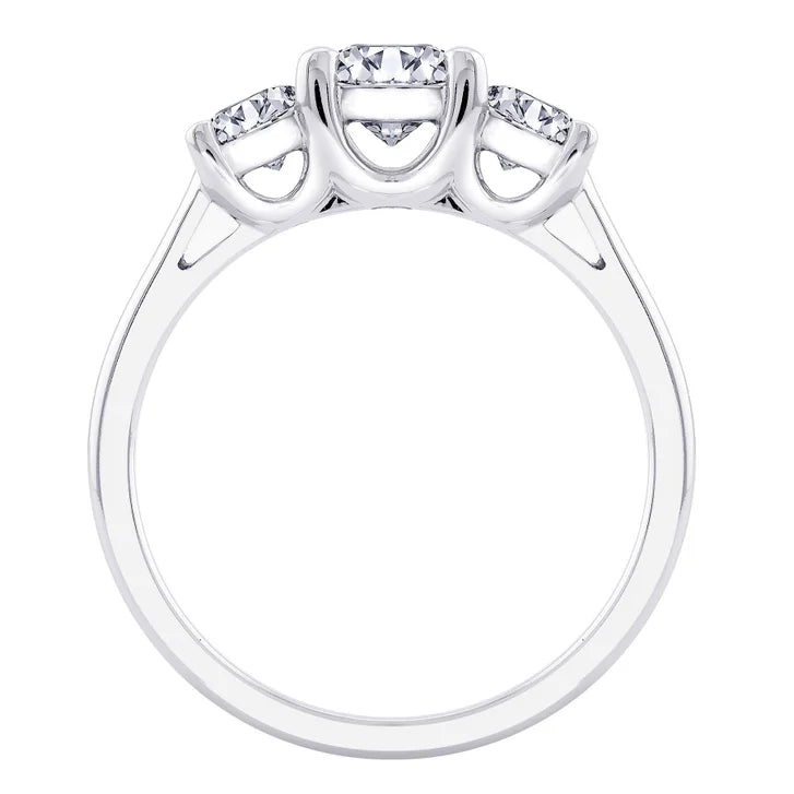 Three Stone Round Brilliant Diamond Ring (1.20 ctw)