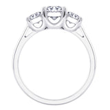 Three Stone Round Brilliant Diamond Ring (1.20 ctw)