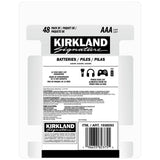 Kirkland Signature Alkaline AAA Batteries, 48-count