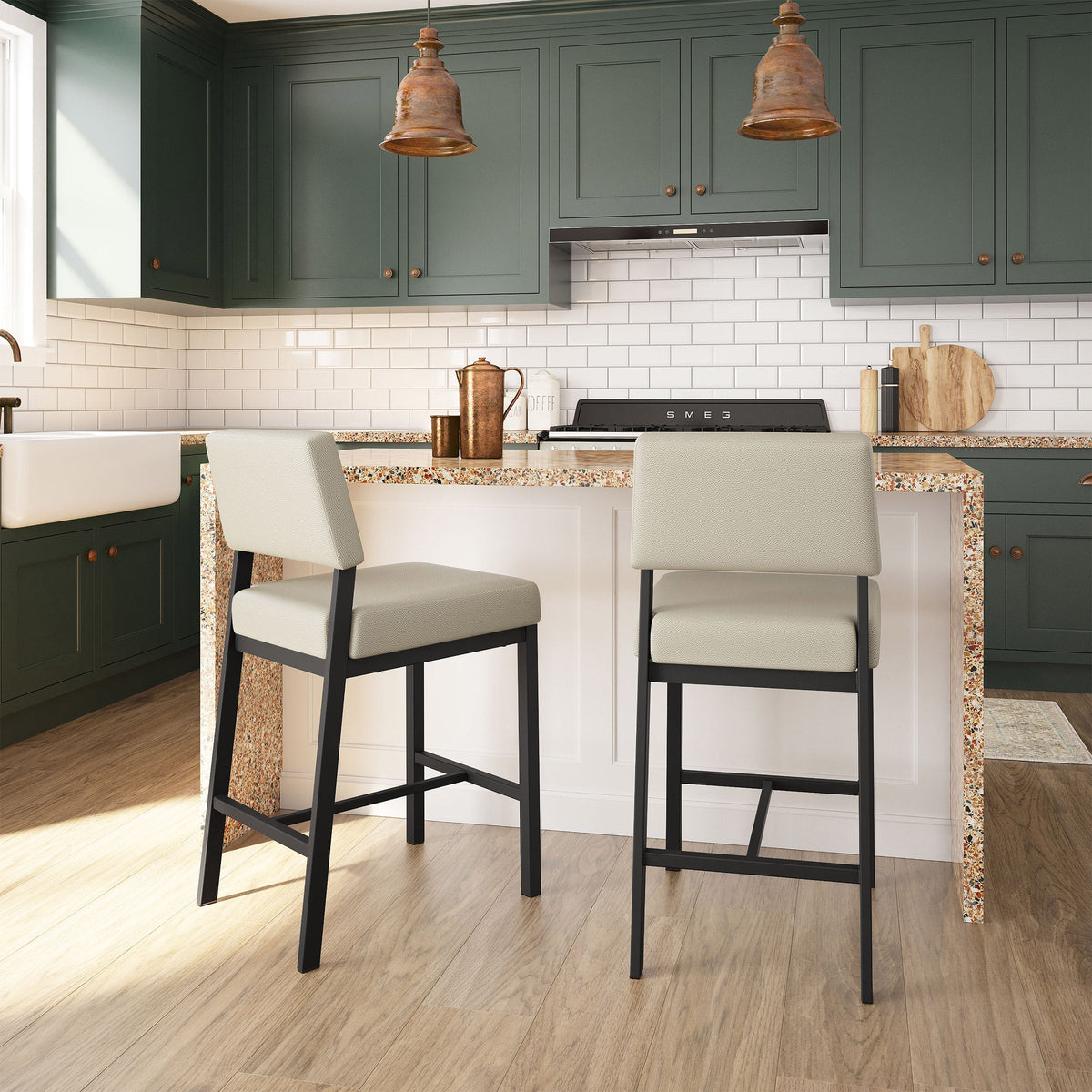 Avery Counterstool with Black Base