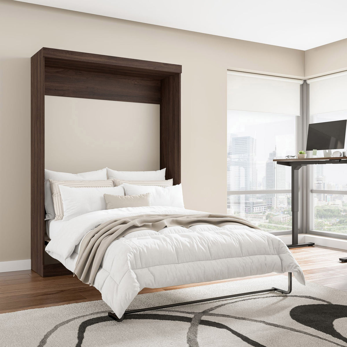 Bestar Boutique Double Wall Bed