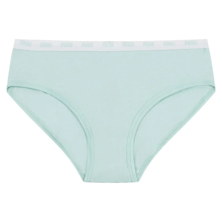 Puma Girls' Cotton Blend Bikini Underwear, 11-Pack