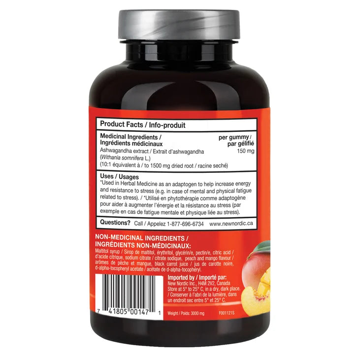 New Nordic Ashwagandha 3 x 60 Gummies