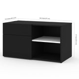 Bestar Viva L-shaped Height-adjustable Workstation