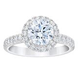 2.41 ctw Round Brilliant Cut, VS1 Clarity, H Colour, Diamond Wedding Set