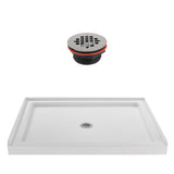 Streamline Acrylic Alcove Shower Base