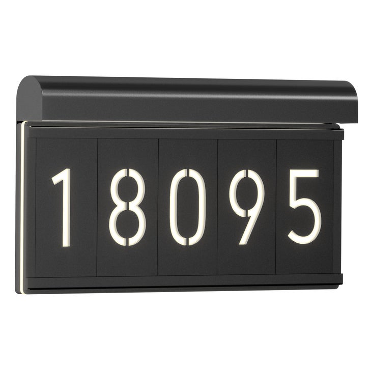 Artika Bowen Outdoor LED Address Light, Black