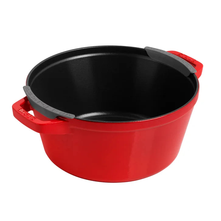 STAUB Stackable Cast Iron Dutch Oven Set, Medium, 4-piece