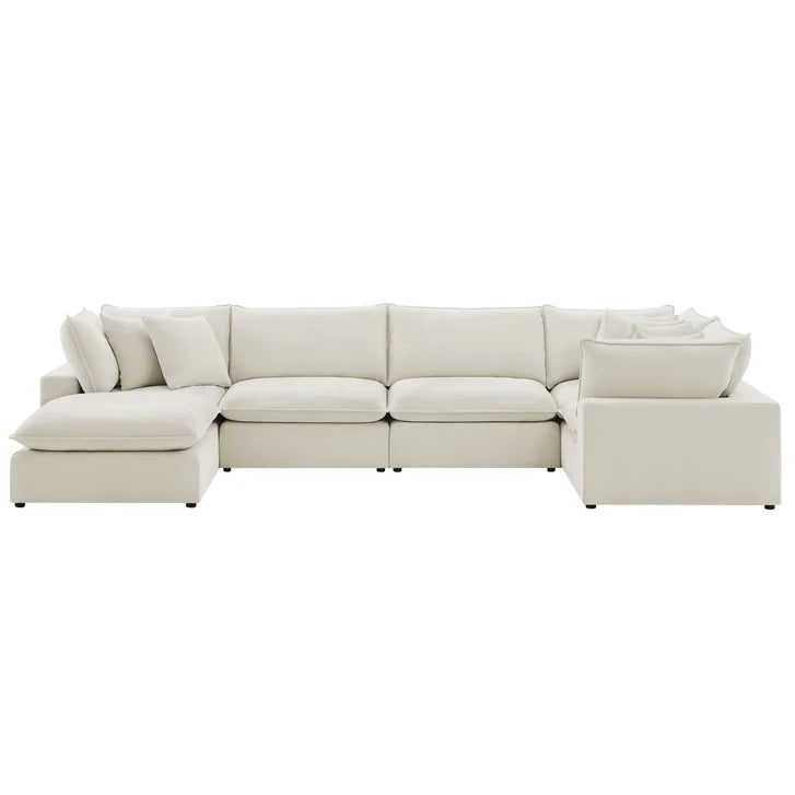 Aiden & Ivy Sereen 6-piece Fabric Sectional
