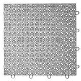 MotoFloor Self Draining Garage Floor Modular Tiles - Grey