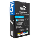 Puma Men's Active Boxer, 5-pack