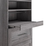 Bestar Boutique Queen Wall Bed 2-piece Set with Pull-out Shelf