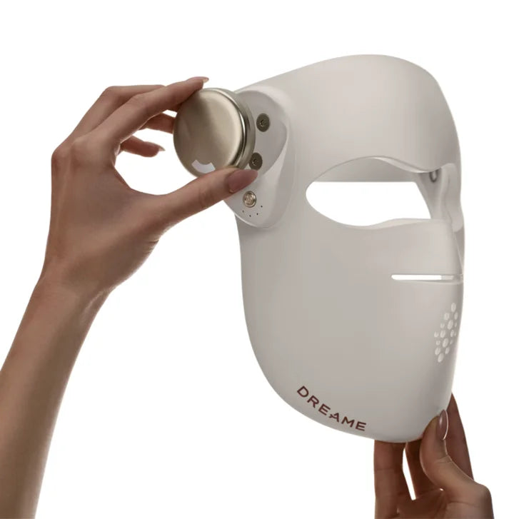 Dreame Chrona Cordless Portable LED Anti-Aging Red Light Therapy Mask with Spare Battery
