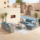 Niko 10-piece Patio Sectional Conversation Set