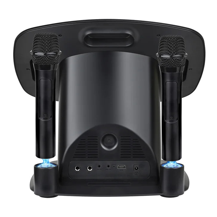 Singing Machine Ultimate Karaoke Party System with Vocal Removal and Two Wireless Microphones