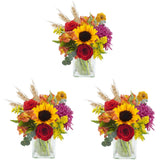 Thankful Heart Centerpiece Trio