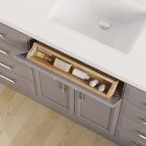 Studio Bathe Calais III Vanity in Mink Grey Finish with Engineered Stone Countertop