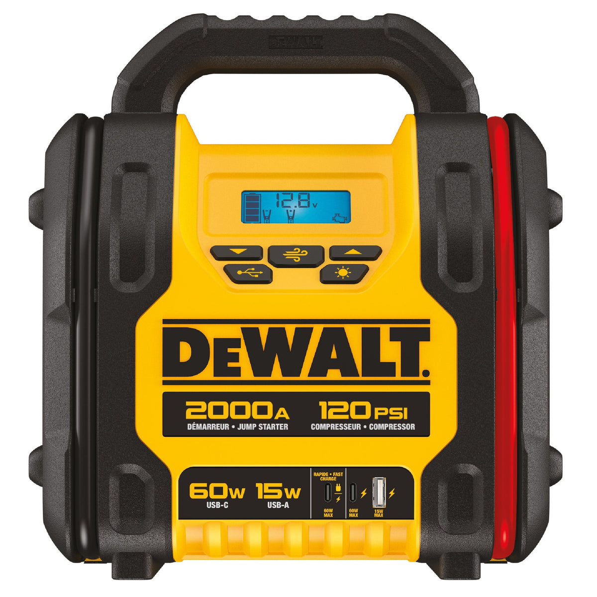 DeWALT 2000 Amp Lithium Jump Starter with Compressor