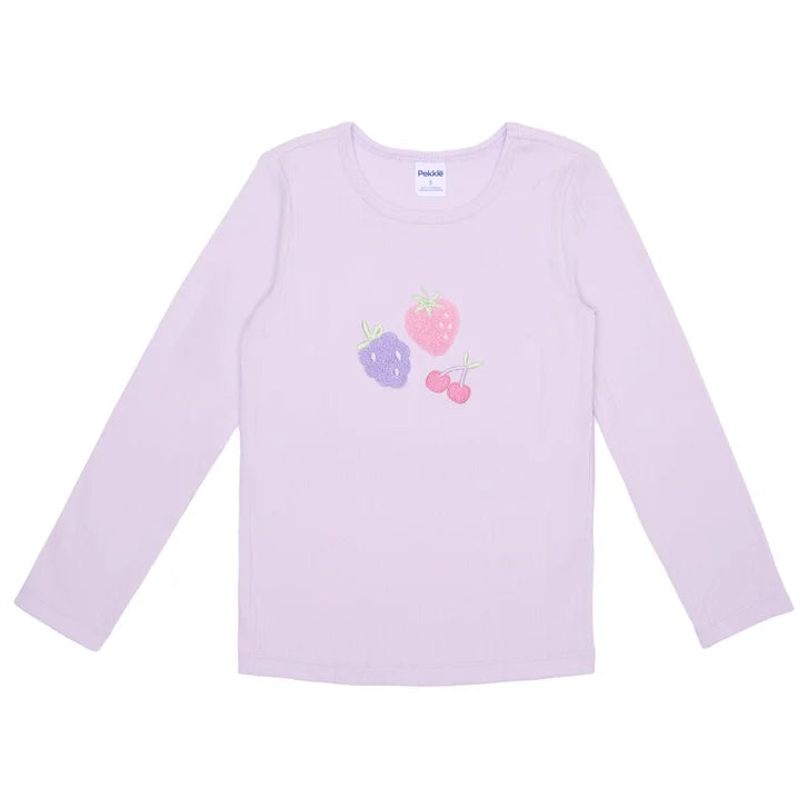 Pekkle Boys' and Girls' Micro Polar Long Sleeve Fleece Shirt and Tee, 2-piece