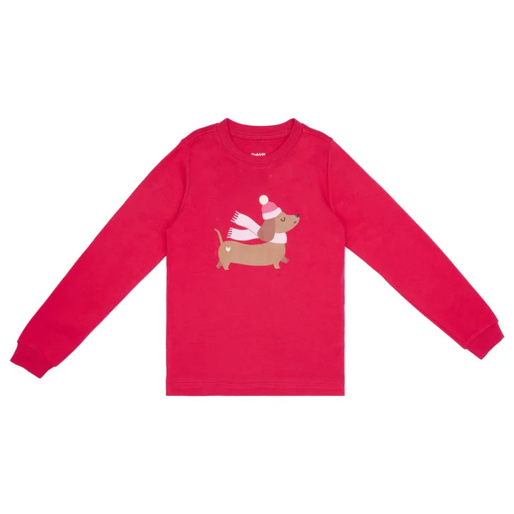 Pekkle Kids Organic Cotton 4-piece Pajama Set
