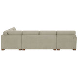 Thomasville Langdon 4-piece Fabric Sectional with Storage Ottoman