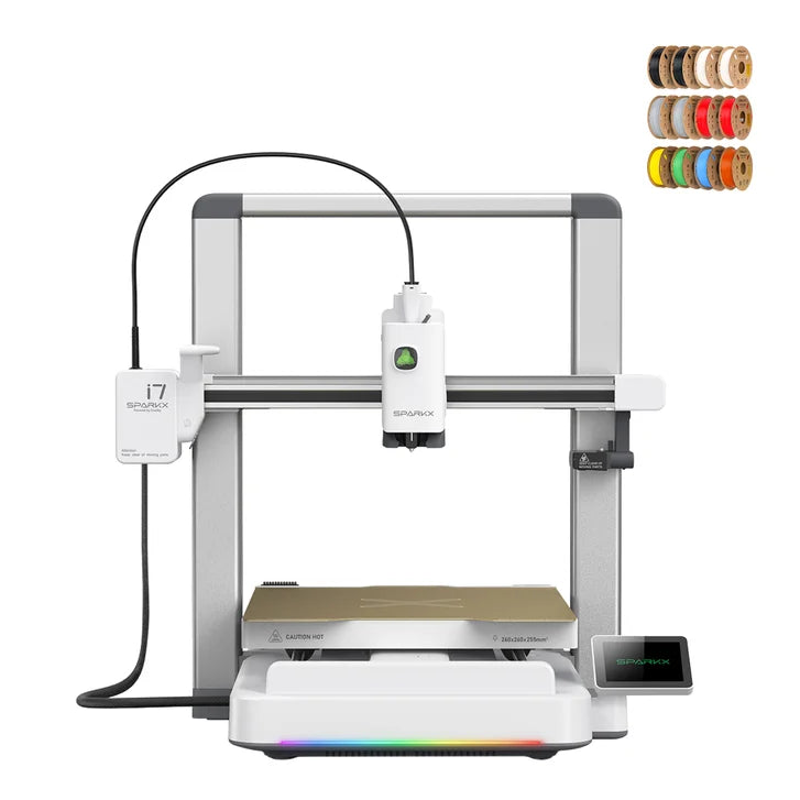 Creality SPARKX i7 Color Combo 3D Printer with Filaments Hyper-PLA Bundle