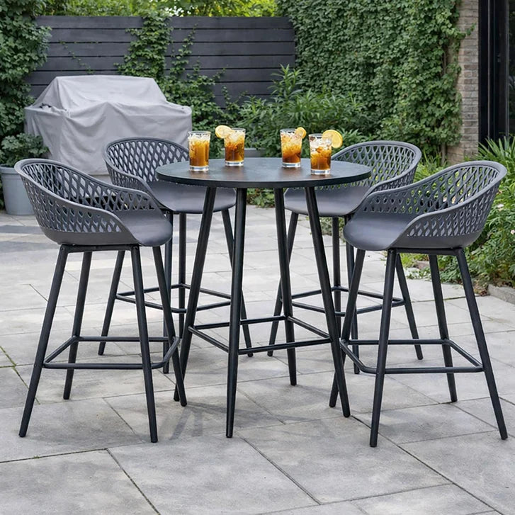 Patioflare Plus Collection Outdoor Barstools 4-pack