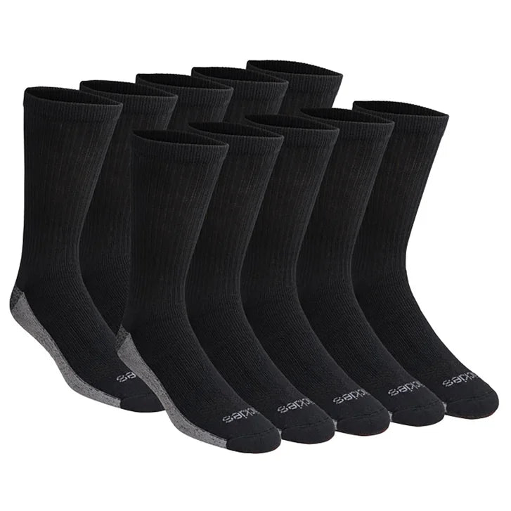 Dickies Men's Dri-Tech Crew Socks, 10-pair