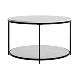 Appollo Florence 78.7 cm (31 in.) Round Table with Marble Top