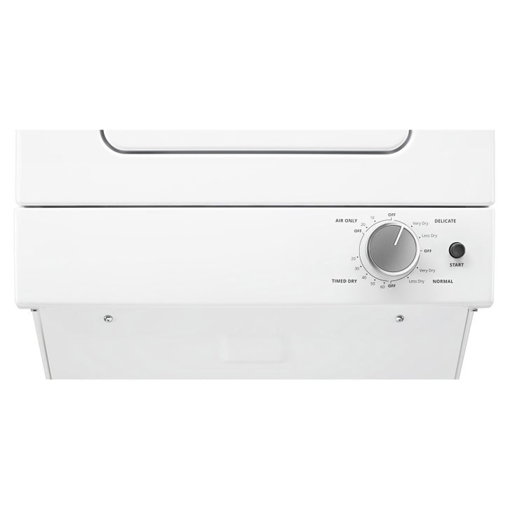 Whirlpool 24 in. White Electric Stacked Laundry Centre with 1.8 cu. ft. IEC Washer and 3.4 cu. ft. Dryer