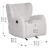 Nice Link – Lulla Fabric Rocker Recliner