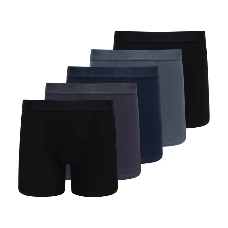 Puma Men's Active Boxer, 5-pack