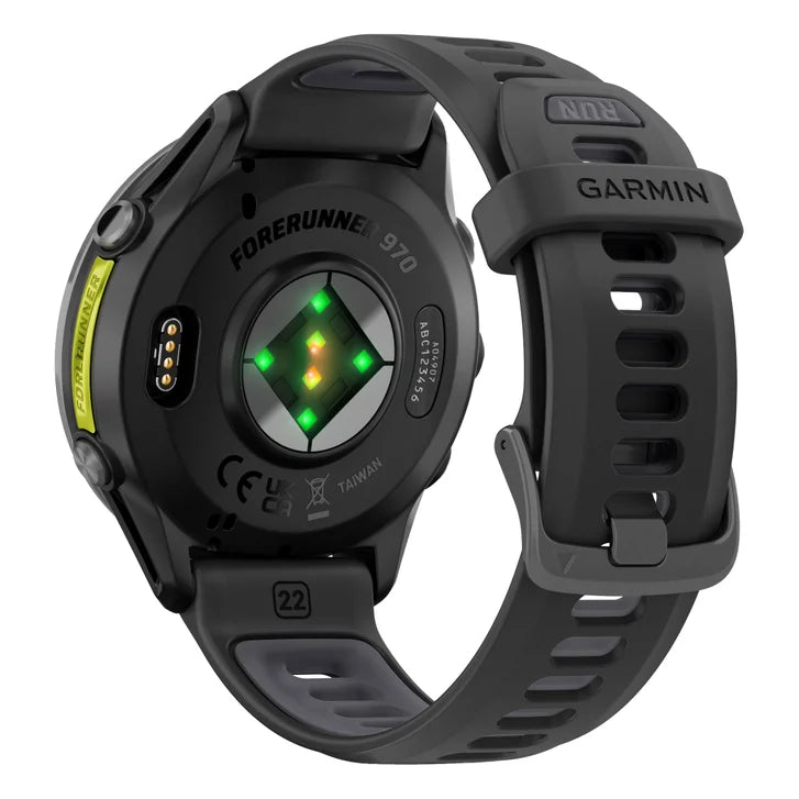 Garmin Forerunner 970 Smartwatch, includes USB-C and USB-A Charging Cables