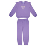 Pekkle Boys' and Girls' Cozy Fuzzy Fleece 2-piece Sweatshirt and Pants Set