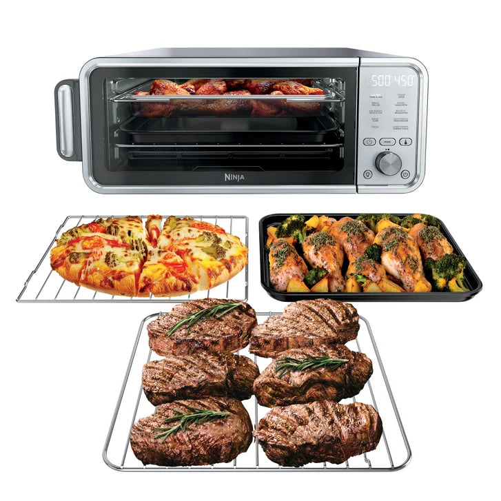 Ninja Flip 10-in-1 Toaster Oven and Air Fryer with Added Broil Rack